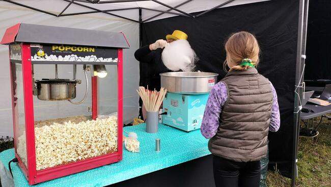 wynajem waty cukrowej i popcornu