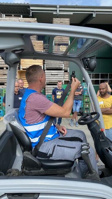 Kurs na operatora wózka widłowego w Niemczech po polsku.