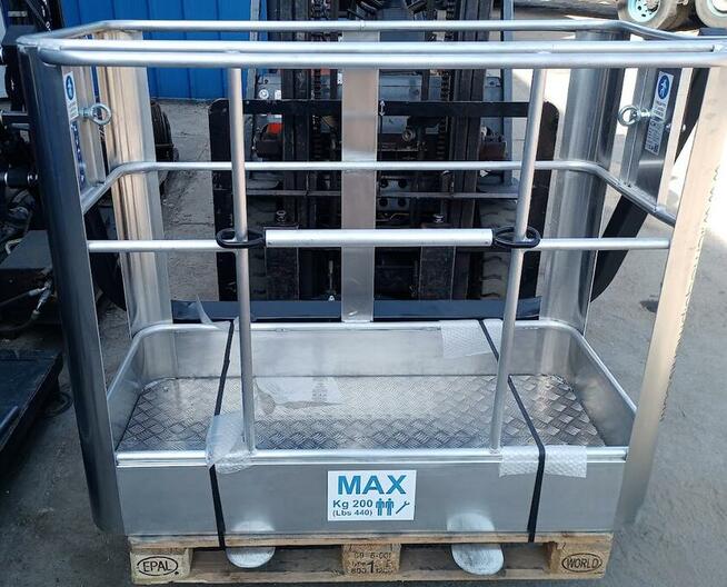 KOSZ DO ŻURAWIA 2 OSOBOWY DO HDS GONDOLA ALUMINIOWA