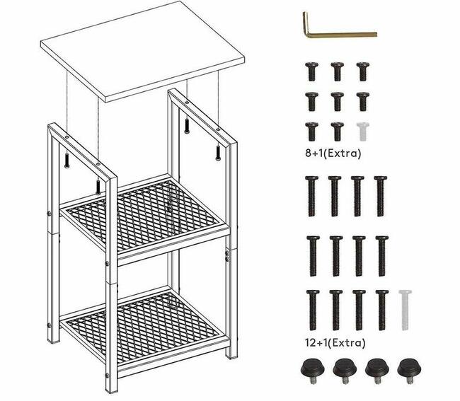 Nowy Elegancki Stoliczek Premium Solidny Stolik OKAZJA!