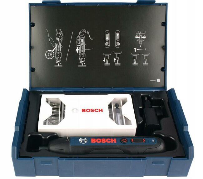 Wkrętak akumulatorowy GO 2 KIT BOSCH + L-BOXX mini