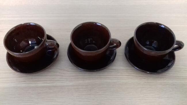 Filiżanki - komplet, ceramika bułgarska, do sprzedania