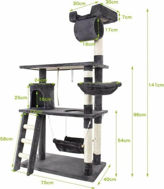 Drapak Dla Kota Tunel Legowisko Domek