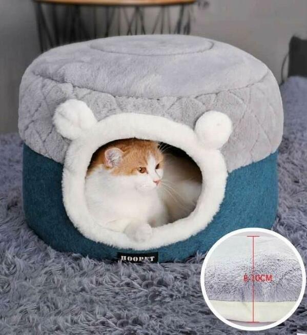 Legowisko 2W1 Buda Domek Dla Psa Kota