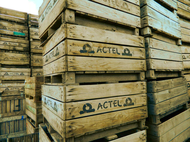 Skrzyniopalety drewniane 105x105x56 donica kwietnik skrzynia