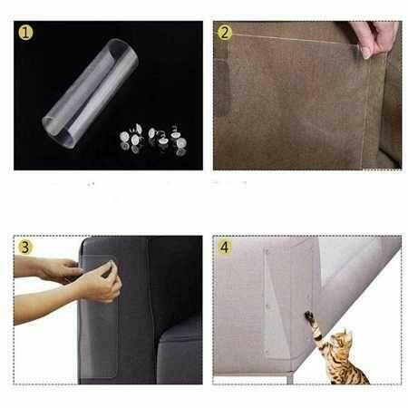 2 X Folia Ochronna Na Meble Drapak Koty