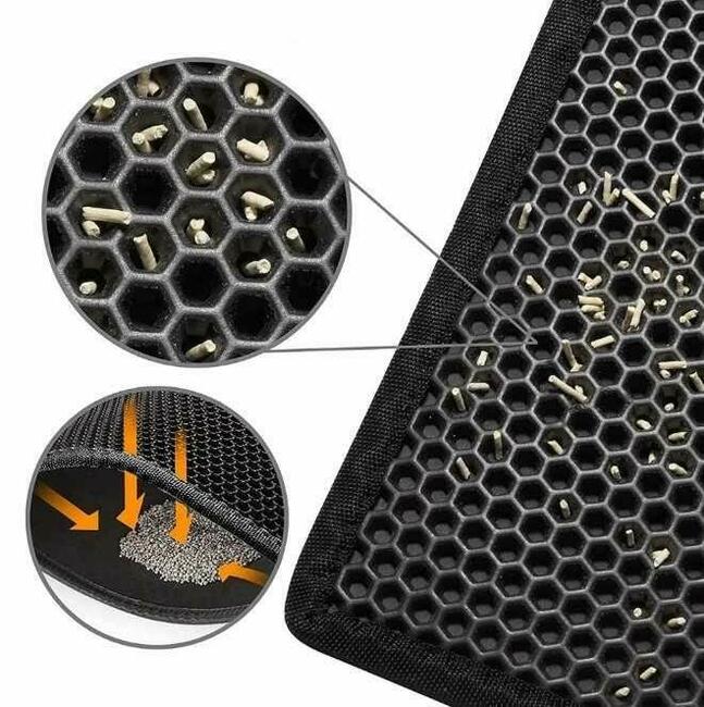 MATA Wycieraczka Pod Kuwetę Dla Kota Na Żwirek XXL