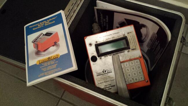 Urządzenie pomiar zagęszczenia i temperatury masy asfaltowej