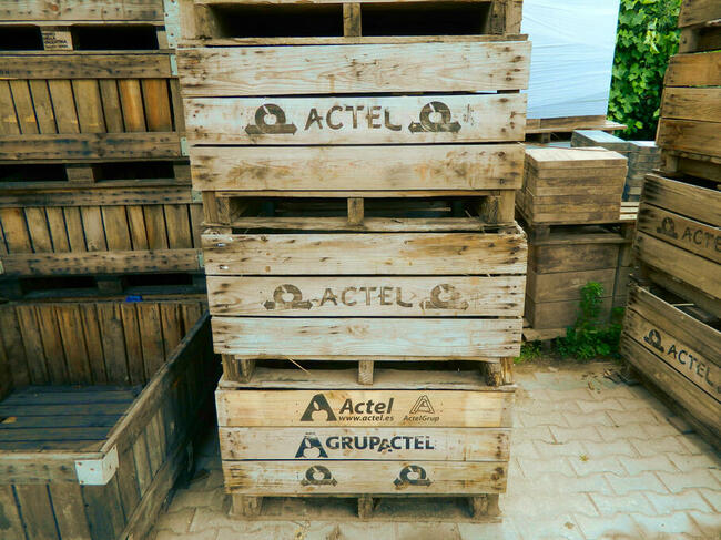 Skrzyniopalety drewniane 105x105x56 donica kwietnik skrzynia