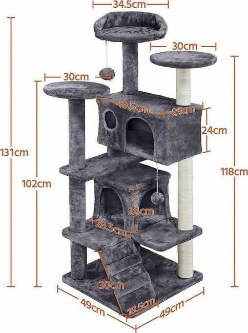 Drapak Dla Kota Legowisko 7 Poziomów