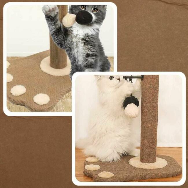 DRAPAK Dla Kota Domek Legowisko Słupek + Zabawka