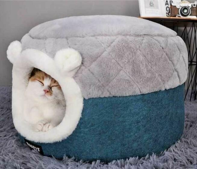 Legowisko 2W1 Buda Domek Dla Psa Kota