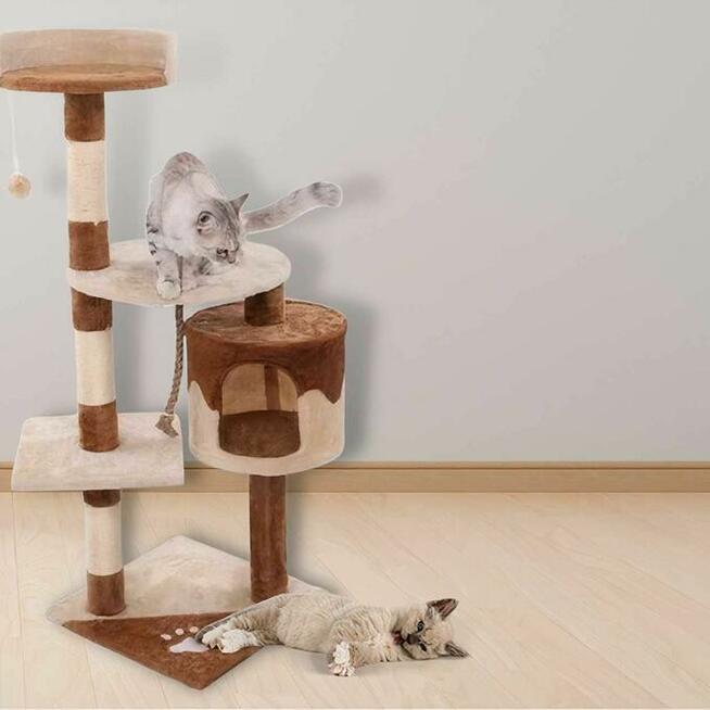 DRAPAK Domek Dla Kota Kotów Drzewo Myszki Zabawa XL