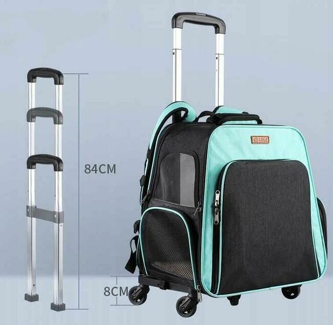 Transporter Dla Kota Plecak Z Kółkami