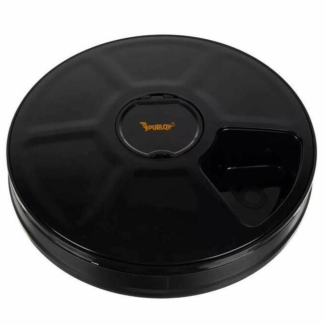 Automatyczny Czarny Podajnik Karmy