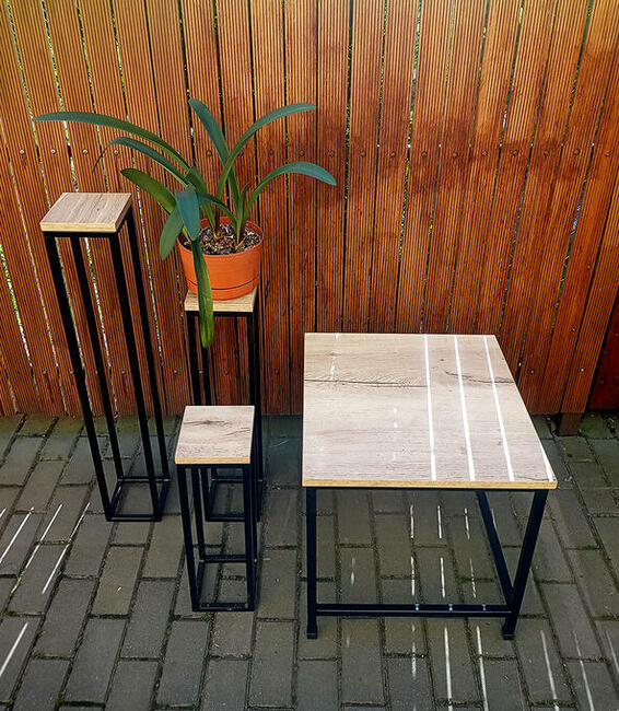 Stolik Industrialny