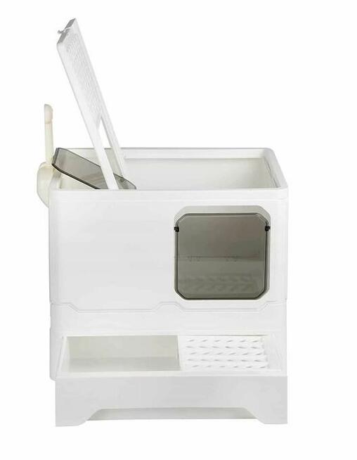 DUŻA Kuweta Składana z Szufladą + Łopatka