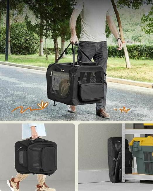 Bagażnik Dla Psa Kota Zwierząt Składany Lekka Klatka