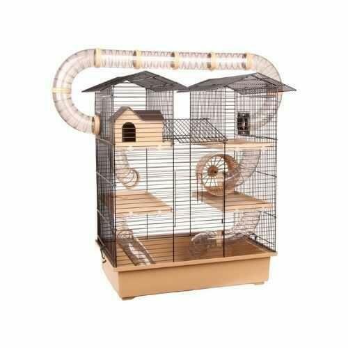 Duża Klatka Dla Chomika Gryzonia Myszki Tunel