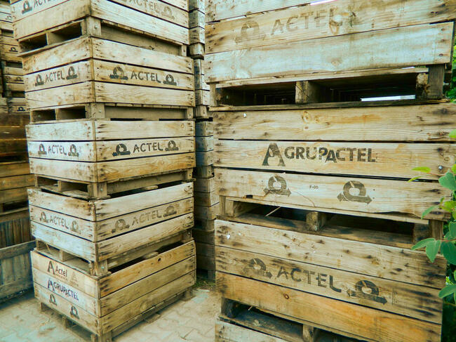 Skrzyniopalety drewniane 105x105x56 donica kwietnik skrzynia