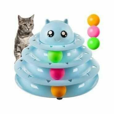 Zabawka Dla Kota Wieża z Piłeczkami Interaktywna