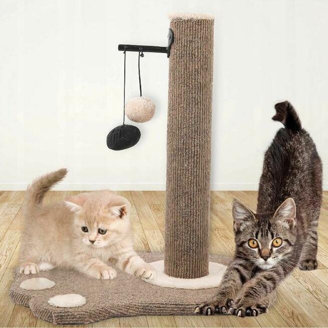 DRAPAK Dla Kota Domek Legowisko Słupek + Zabawka