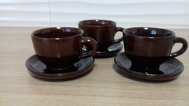 Filiżanki - komplet, ceramika bułgarska, do sprzedania