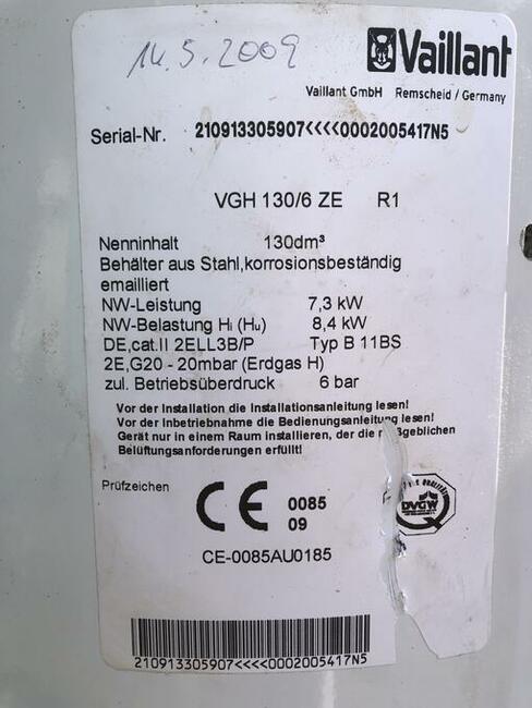 Palnik gazowy Vaillant 8 kW