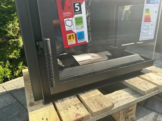 Kominek wkład kominkowy powietrzny narożny Kratki simple HIT