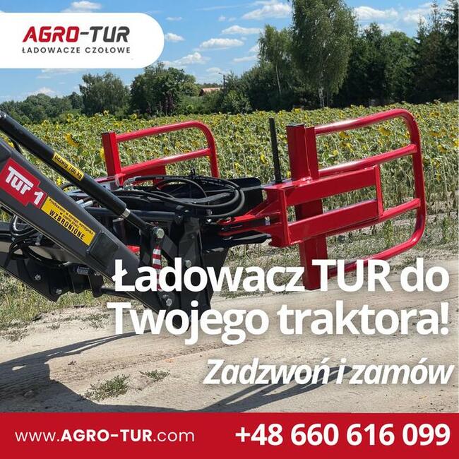 CHWYTAK DO BALOTÓW DO ŁADOWACZY CZOŁOWYCH