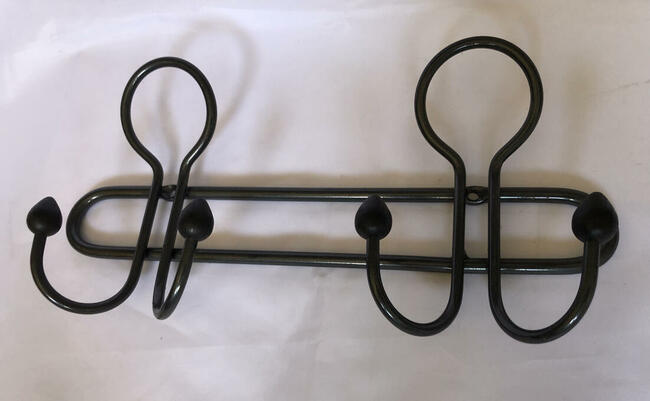 Wieszak uniwersalny 4 haczyki - metaloplastyka