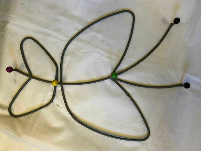 Wieszak dla dziecka - biedronka, motyl lub rekin