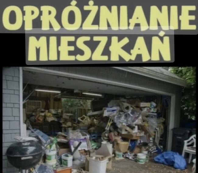 Opróżnianie mieszkań domów działek piwnic garaży