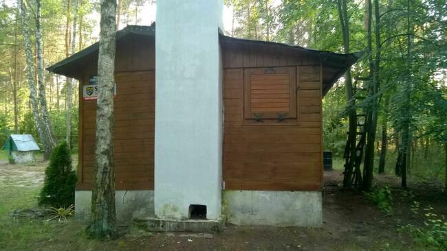 Drewniany domek na działce 1129 m, Sokolniki Las + 3km