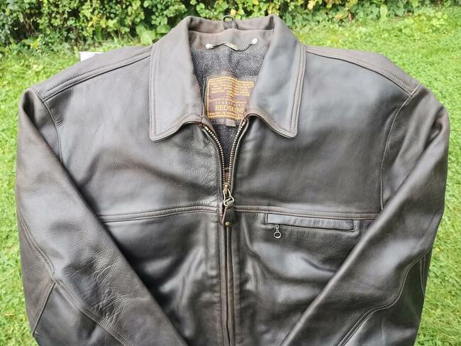 REDSKINS Oryginalna kurtka skórzana na podpince Rozm. XXXL