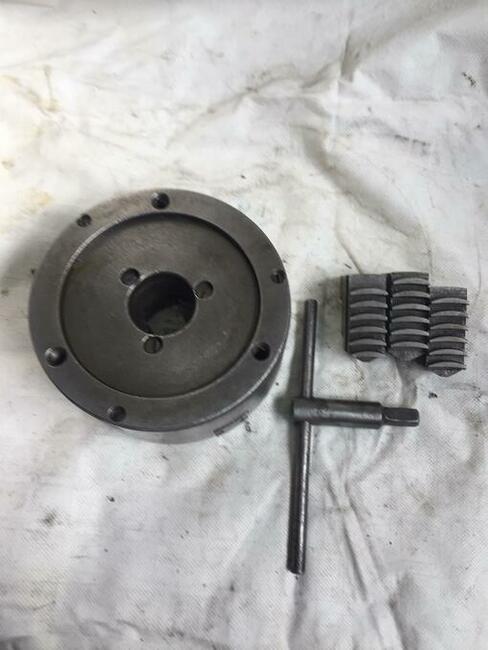 Uchwyt tokarski trzyszczękowy fi S125ZJ No 2407 80