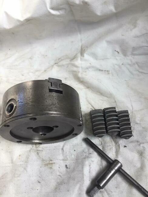 Uchwyt tokarski trzyszczękowy fi S125ZJ No 2407 80