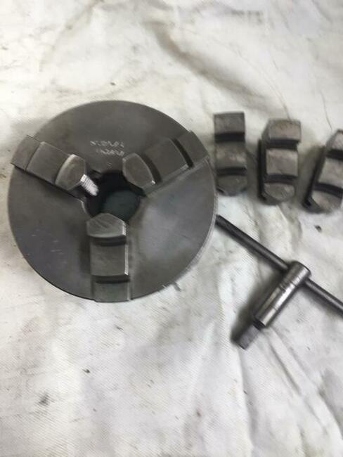 Uchwyt tokarski trzyszczękowy fi S125ZJ No 2407 80