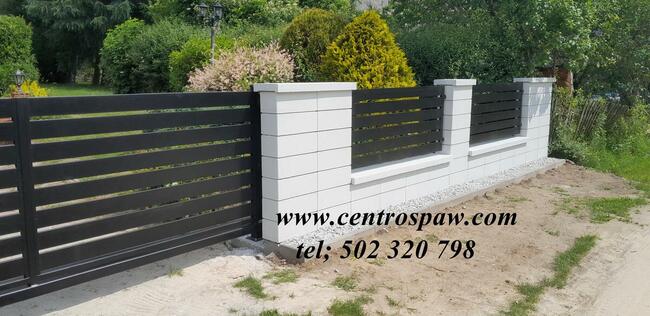 Brama przesuwna, wjazdowa, nowoczesna