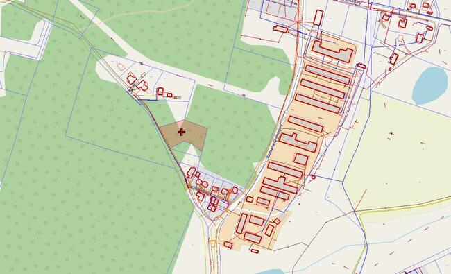 Działka budowlana z WZ pośród lasu Kieźliny k/Olsztyna