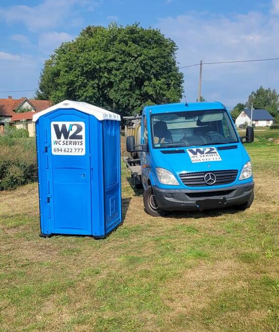 Toaleta przenośna kabina wc wynajem na budowę Olsztyn