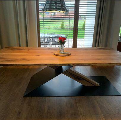 Stół Loft Drewno Stal Pepitowood