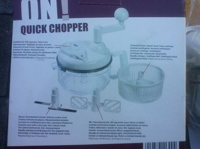 Quick chopper, fabrycznie nowa, na korbkę, 30 zł.
