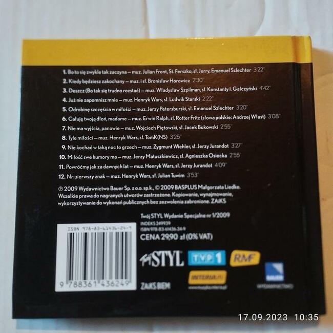 Robert Janowski - Song.pl .Płyta CD z książeczką