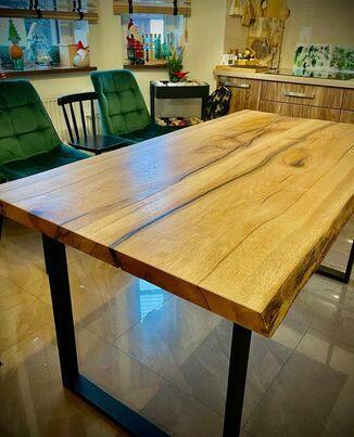 Stół Loft Drewno Stal Pepitowood