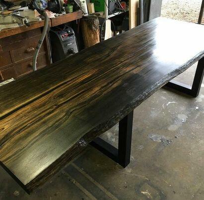 Stół Loft Drewno Stal Pepitowood