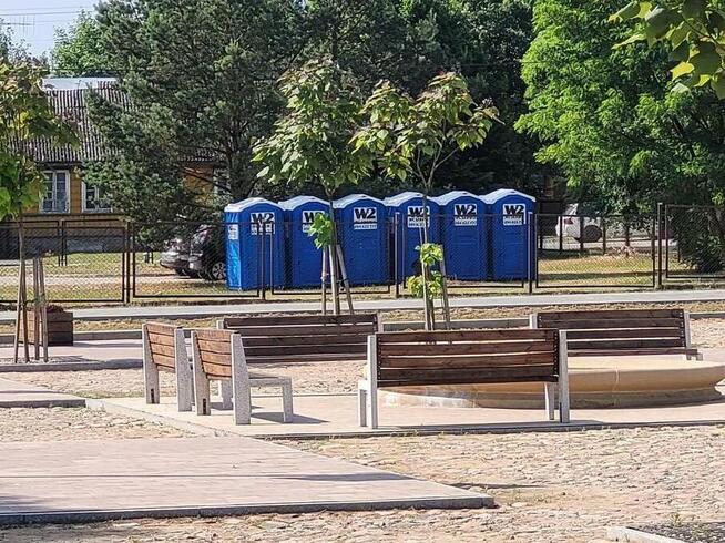 Toaleta przenośna kabina wc wynajem na budowę Olsztyn