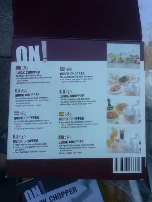 Quick chopper, fabrycznie nowa, na korbkę, 30 zł.