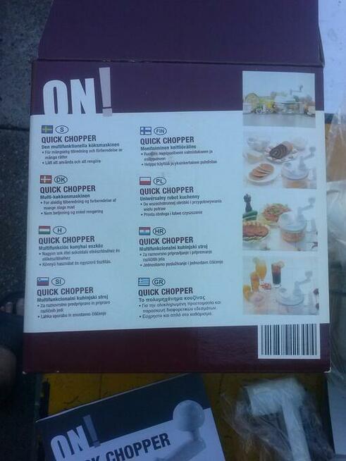 Quick chopper, fabrycznie nowa, na korbkę, 30 zł.