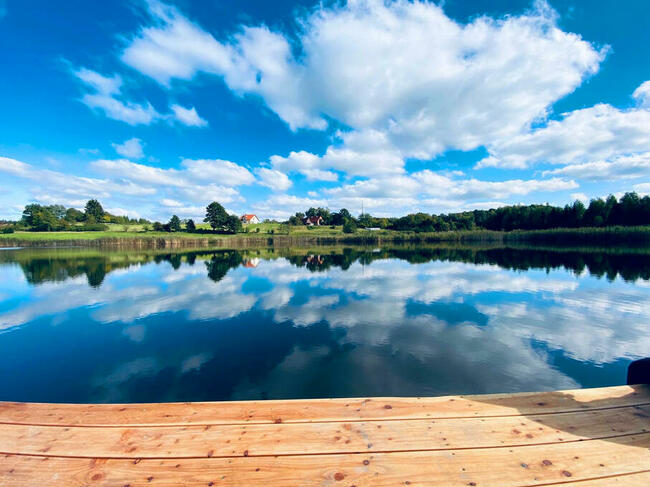 Działki z linią brzegową